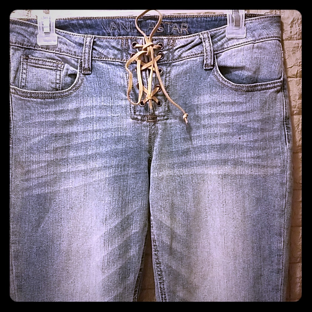 Vanilla star lace up jeans